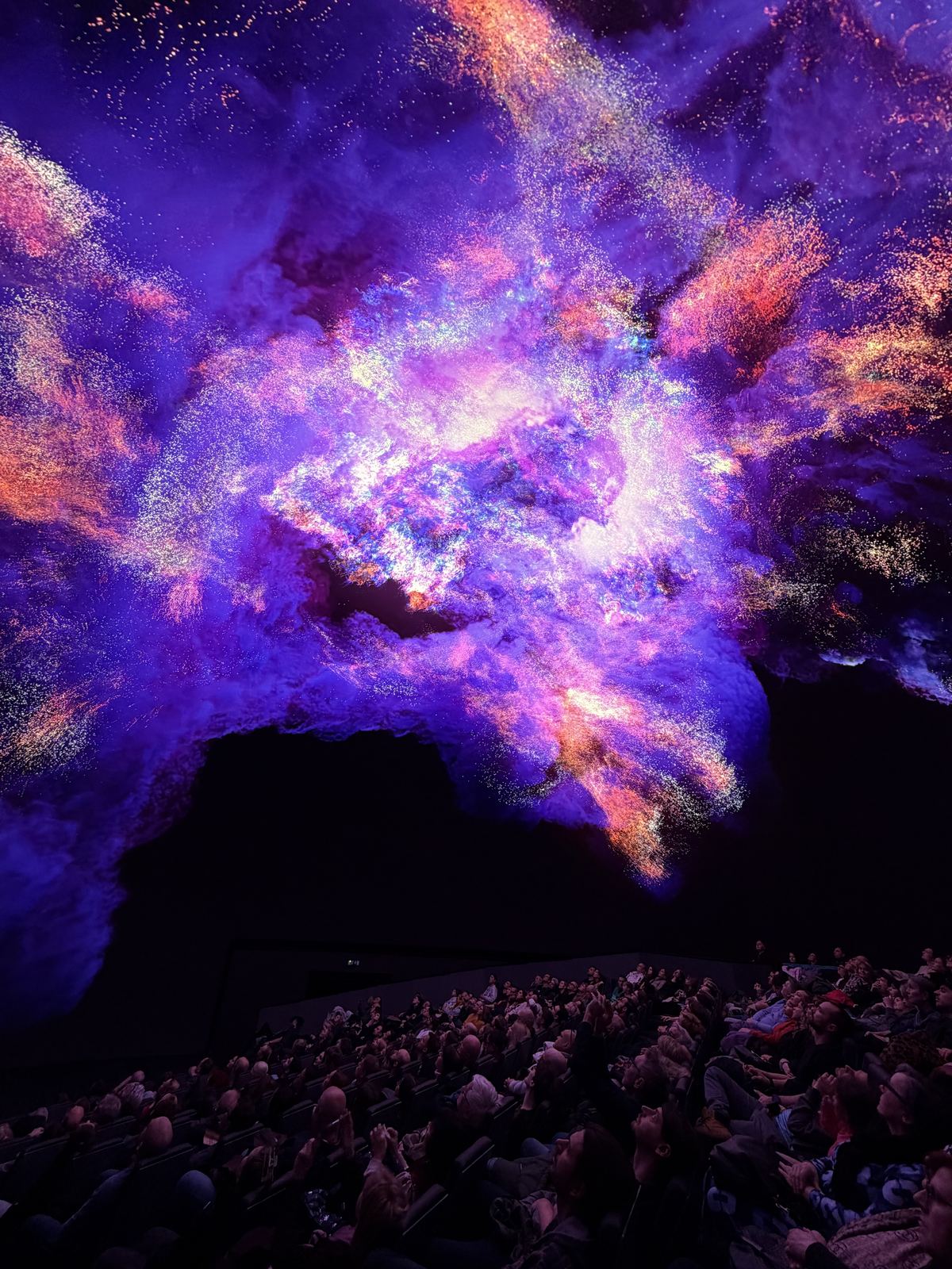 Infinite Space — dome projection: nebula explosion with audience